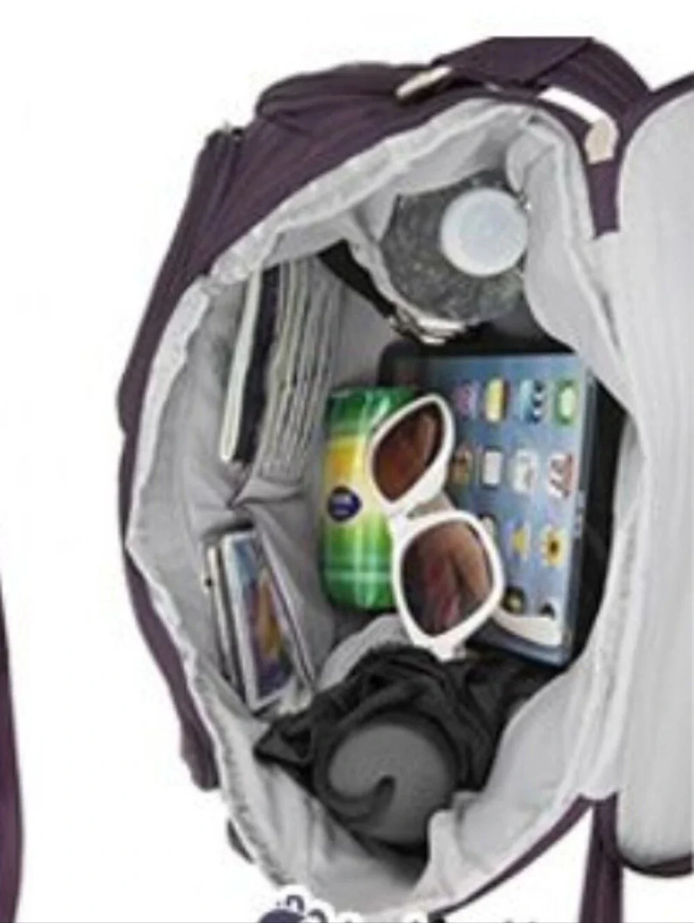 Travelon Anti-Theft Signature Convertible Backpack - Purple/Gray